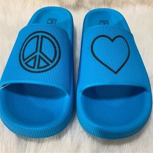 New‎ No Boundaries Shoes Women’s Size 7 Blue Sandal’s New With Tags
